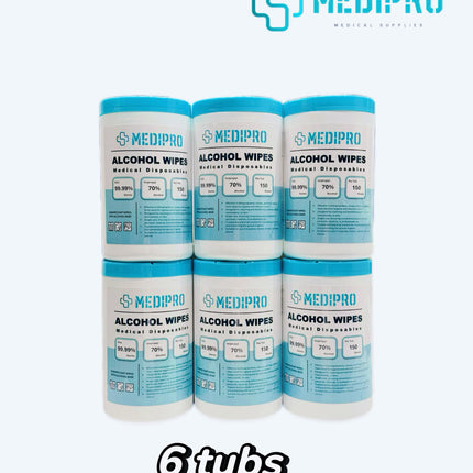 [MediPRO] 70% Isopropyl Alcohol Wipes (6 tub per box)