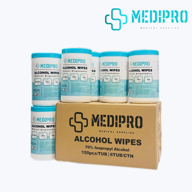 [MediPRO] 70% Isopropyl Alcohol Wipes (6 tub per box)