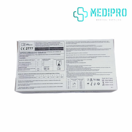 [MediPRO] Disposable Nitrile Examination Gloves (Medical Grade) 100pcs/box